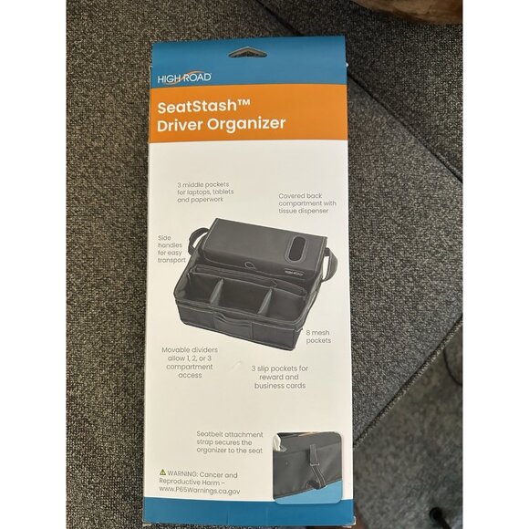 New High Road SeatStash Driver Organizer w/Tissue Holder - Seat Tray - Picture 5 of 5